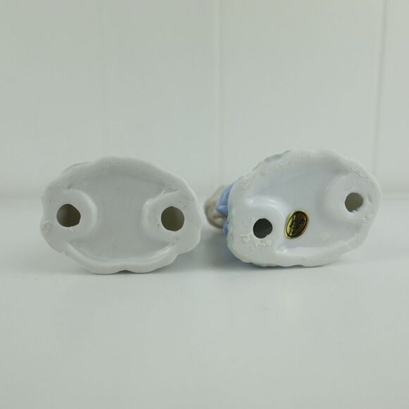 Angel Candleholders Kneeling Praying Set of 2 Vintage - Picture 7 of 8